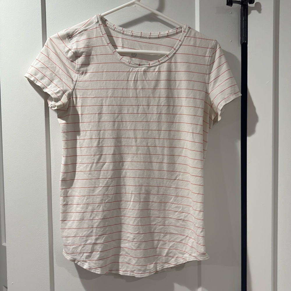 Lululemon striped tee shirt